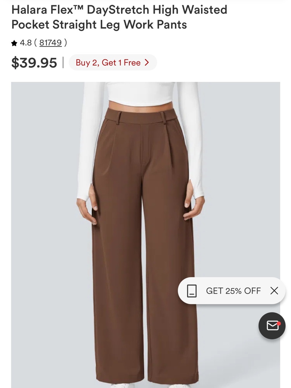 Halara Flex Daystretch Slacks